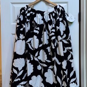 Kate Spade Monochrome Floral Skirt